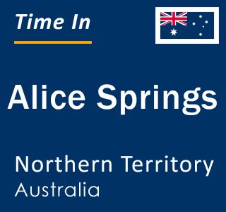 current local time in alice springs australia